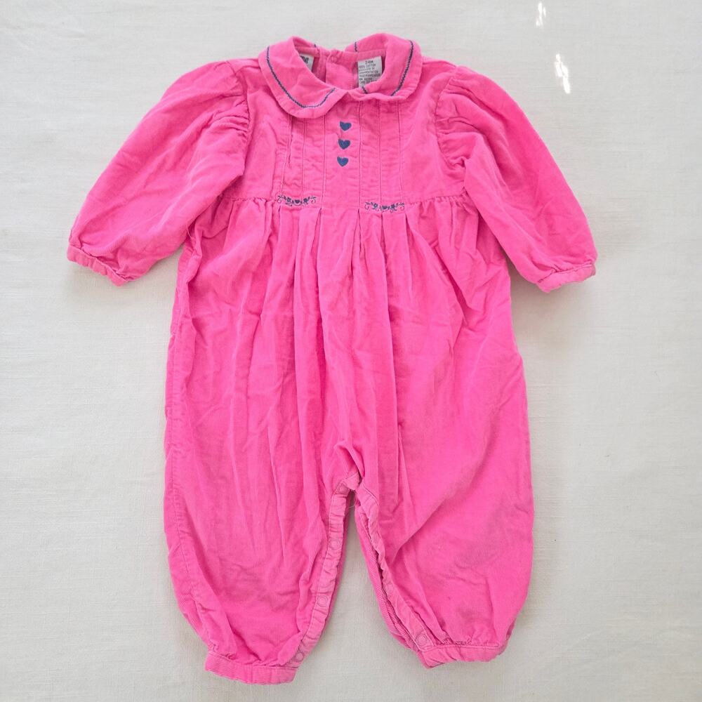 Vintage Pink Bubble Bodysuit 24 months